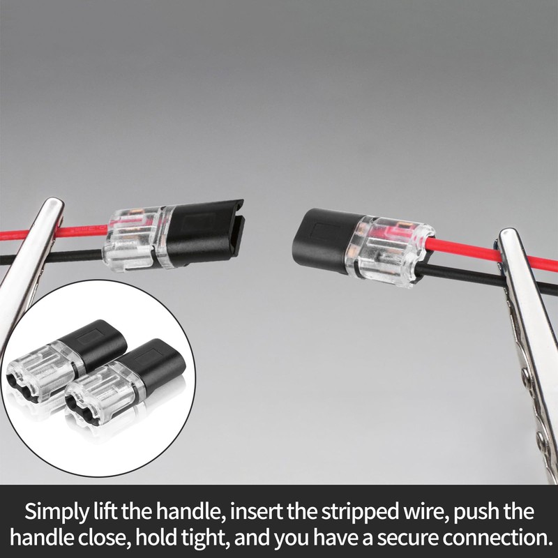 6 PCS Wire Connectors,Electrical Connectors with Locking Buckle,Electrical Wire Connectors，Cable