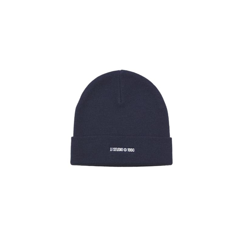 JACK & JONES Men's jacbottle Beanie Knitted hat, Blazer Navy,