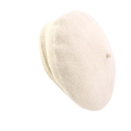 Classic French Beret for Women, Vintage Soft Stretchable Beanie, Lightweight and Elegant Solid Winter Hat, Universal Size (UK, Numeric, 7, 7 1/4, Beige)