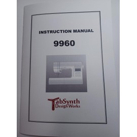 Instruction Manual for 9960 Sewing Machine (Repro)