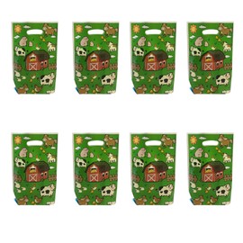 LYK 30PCS Farm Animal Treat Bags - Animal Themed Party Supplies for Birthday, Baby Shower & Celebrations