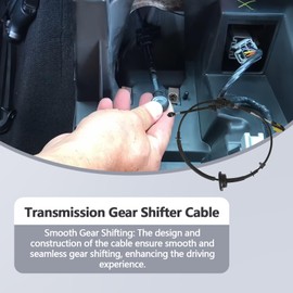 Transmission Gear Shifter Cable Fits for Ford F150 1997-1999, Ford F250 1997-1999, 4R70W Transmission, Trans Control Lever Cable Replaces F85Z-7E395-BA