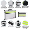 Fireproof Waterproof Money Document Bag - Large Fireproof Safe Box
