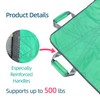 48" x 40" Heavy Duty Positioning Bed Pad with Handles,