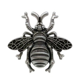 ZTie Bees Cabinet Drawer Handles knobs Set of 4 for Natural Home Furniture Decorations Bathroom Decor Dresser Pulls Housewarming Gift (Pewter)