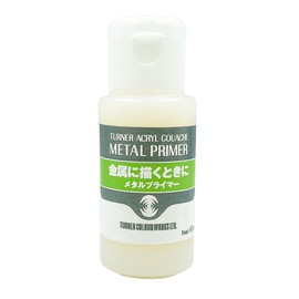 Turner AG060812 Acrylic Gouache Metal Primer Metal Primer, 2.1 fl oz (60 ml), Clear