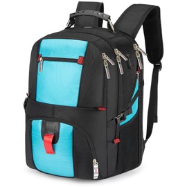 Boardingblue 17x13x8 Inches Laptop College Travel Backpacks for Men Women, Under-Seat Backpack for JetBlue, Spirit (Blue)