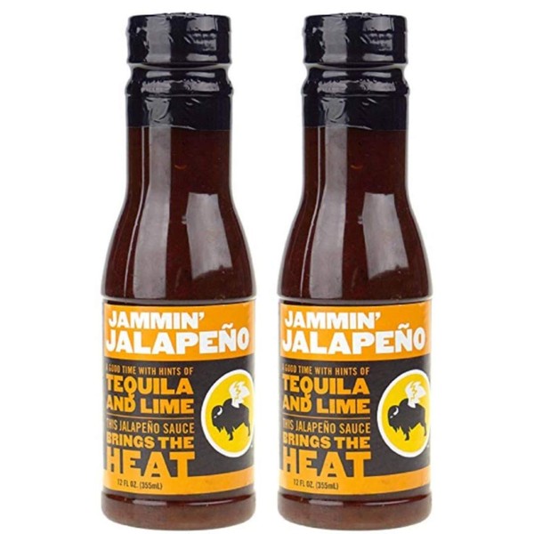 Buffalo Wild Wings Barbecue Sauces, Spices, Seasonings and Rubs For: Meat, Ribs, Rib, Chicken, Pork, Steak, Wings, Turkey, Barbecue, Smoker, Crock-Pot, Oven (Jammin Jalapeno, (2) Pack)