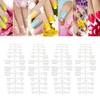 Brrnoo 240 Uñas Postizas de los Pies, Cubierta Completa, Multiusos,