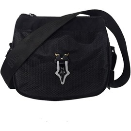 Matreeglam Bag Oxford Fabric Fashion Shoulder Bag for Leisure Holiday Business Premises Unisex, black