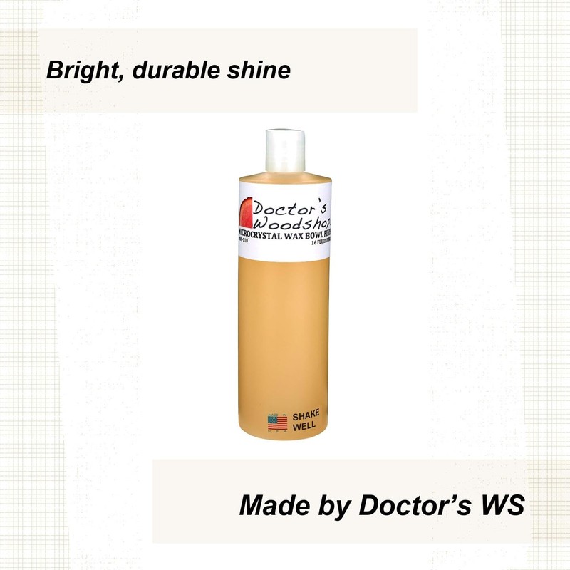Doctor's Woodshop Micro Crystal Wax Bowl Finish 16Oz