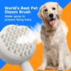 Steam Cat Brush, 3 in 1 Dog Brush Defur Comb,