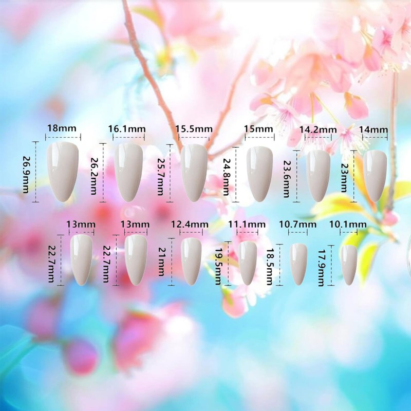 Leopard Print Press on Nails Cheetah French Stick on Fingernails