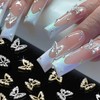 6Grids Butterfly Nail Charms - 3D Acrylic Butterflies Nail Art