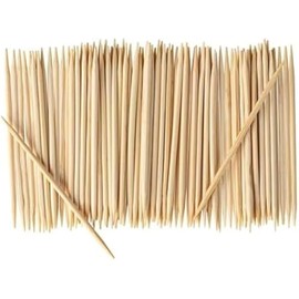 Black Duck Brand Natural Bamboo Wooden Toothpicks - Wood Round Double-Points Tooth Picks (1,000 Count)