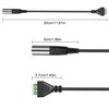 XMSJSIY Mini XLR to Screw Terminal Block Adapter Audio Microphone
