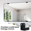 Coshar 10Pcs Tile Display Wall Hanger Thicken Stainless Steel Flat