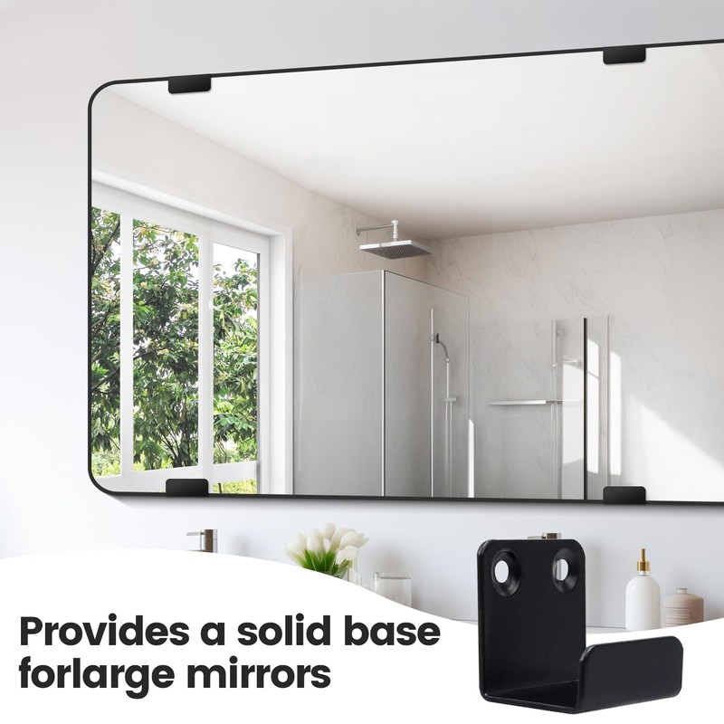 Coshar 10Pcs Tile Display Wall Hanger Thicken Stainless Steel Flat