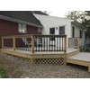 HZIU 51 Pack Deck Balusters 36'' Straight Baluster, Black Metal