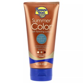 Summer ColorÂ®, Self Tanning Lotion, Light Medium Color, 6 fl oz (177 ml)