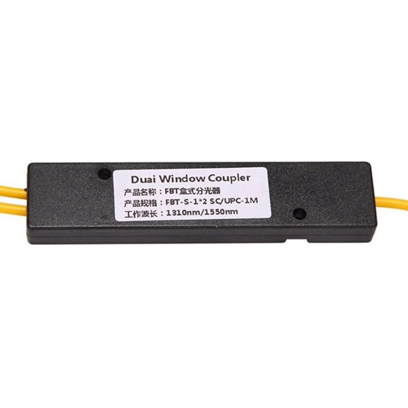 ecaqlin 10 Pcs/Set Ftth SC UPC 1X2 PLC Singlemode Fiber