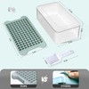 KEAOOD MIni Ice Cube Tray for Freezer with Lid and