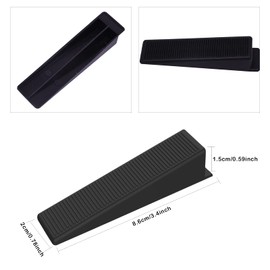 10 Pcs Fence Panel Wedges to Stop Rattling Fence Wedges Plastic Wedges Levelling Fence Panel Noise Stoppers Tile Leveling Wedges for Rattling Fences