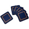 Pimpernel Classic Midnight Coasters, Set of 6,Multi Coloured,10.5 x 10.5