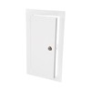 ECOPRO VENT 6" x 12" Lockable White Metal Access Panel.