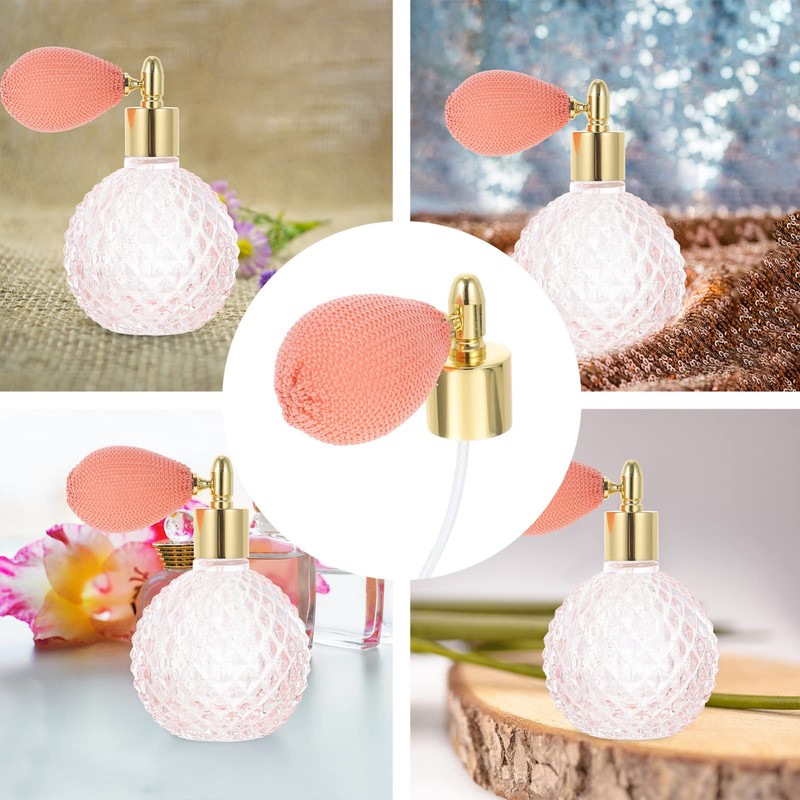 Minkissy Perfume Spray Caps Replacement, Ergonomic Perfume Bottle Sprayer Gasbag