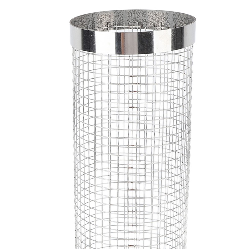 Barbecue Grilling Basket Cylinder Shaped Mesh Wire 304 Stainless Steel