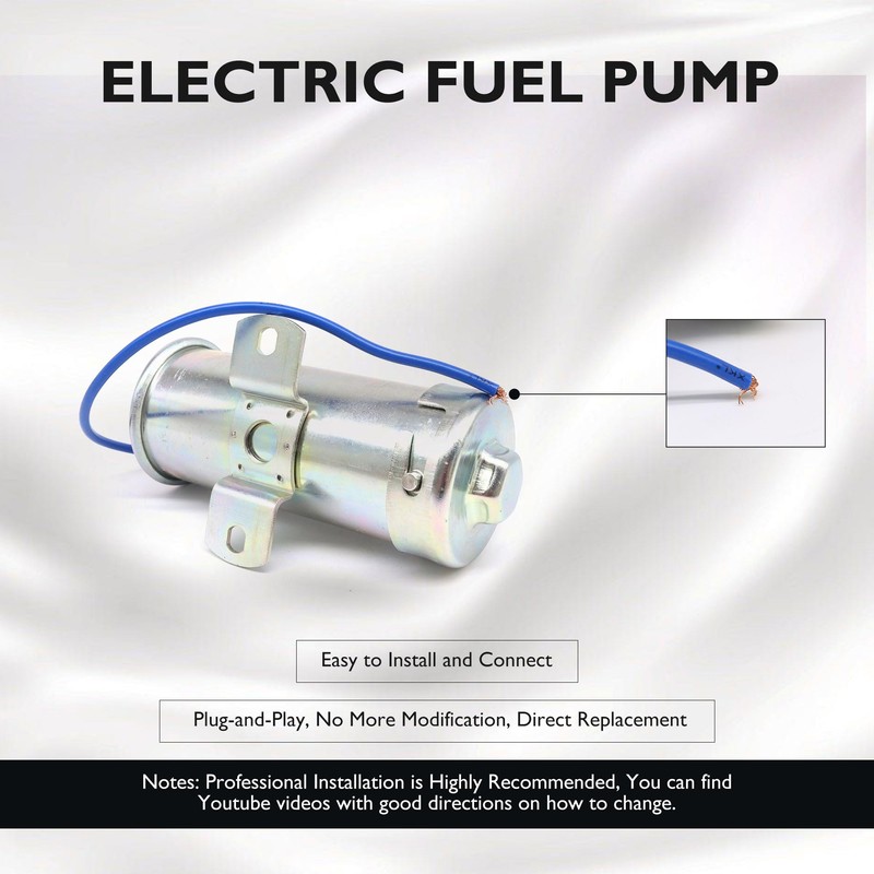 OXCANO 476087 Electric Fuel Pump 27149-2093 149-1828 12V Cylindrical Universal