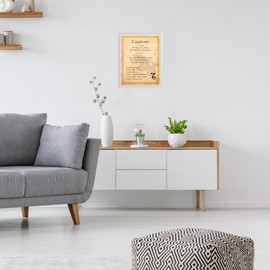 AMERICAN LUXURY GIFTS Capricorn The Goat Constellation Design - Astrology Zodiac Wall Decor for Home Office Bedroom - 8x10 Unframed Print