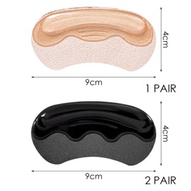 3 Pairs Heel Pads Heel Cushion Heel Inserts Heel Protector High Heel Insoles