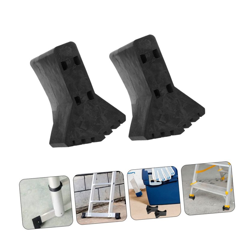 TEHAUX 2Pcs Ladder Foot Covers Non Slip Tips for Stability