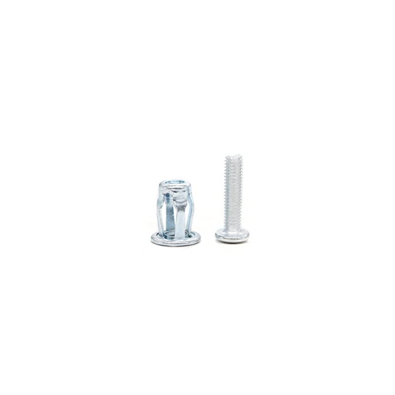cSeao 10-Pack M5x25mm Jack Nuts Petal Nuts Expansion Nut Thins