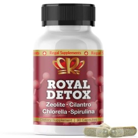 Zeo Health Royal Detox - All-in-One Cleanse | Zeolite Cilantro Chlorella Spirulina Apple...