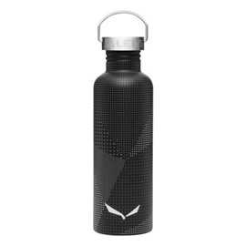 Salewa Aurino Stainless Steel 1.0 L Bottle, Black Out/Dots, Plain