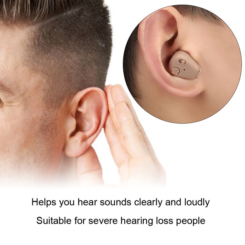 Mini Pocket Hearing Aid Rechargeable Elderly Ear Sound Amplifier