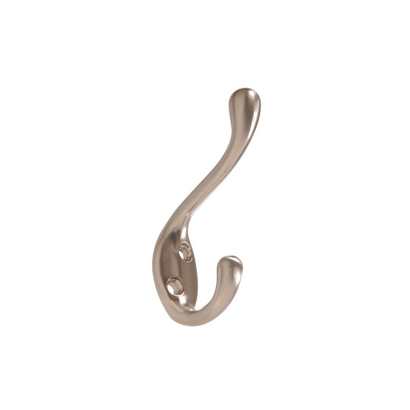 Hardware Essentials 852307 Heavy Duty Coat and Hat Hook Satin