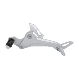 Mokuo Motorcycle Left Side Footpegs Pedal Footrest Assembly in Aluminum Alloy Compatible with Honda Grom Msx125 SF 2017-2020 Parts, Left Side