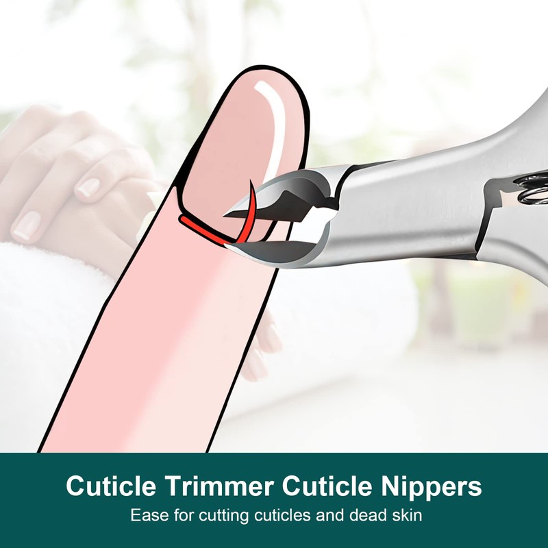 CGBE Professional Cuticle Nippers, Sharp Cuticle Remover, Cuticle Nippers Made