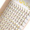 Glitter Lashes Extensions Golden Colored Spike Eyelash Extension Colorful Lash