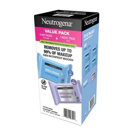 Neutrogena Makeup Remover Night Calming Cleansing TOWELETTES 125 PKS PLANT BASED