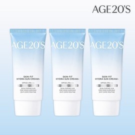 Age 20's Skin Fit Hydra Moisture Sunscreen 50ml x 3 / 에이지투웨니스 스킨핏 하이드라 수분 선크림 50ml x 3개
