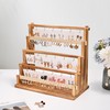 humberboat Earring Display Stands for Selling, Wooden Earring Rack Display