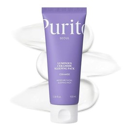 PURITO Sleeping Pack Crema Hidratante Nocturna con Ceramidas y Cica - Mascarilla Facial Barrier Cream Piel Sensible - Skin Barrier Repair Escualano Ácido Hialurónico - K-Beauty Seoul 100 ml