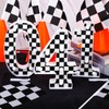 Liengoron Racing Car Light up Numbers 8.5in Birthday Party Decoration