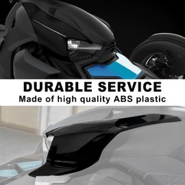 SAUTVS Plastic Gloss Black Fairing Panels for Can Am Ryker, New Pattern Black Fairing Panels for Can-Am Ryker 600 900 Sport & Ryker Rally Edition All Models Accessories (2PCS, Replace #219400803)