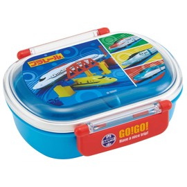 Skater QAF2BAAG-A Children's Ag+ Anti-Bacterial Soft Lunch Box, 12.2 fl oz (360 ml), Plarail, 21, Made in Japan
